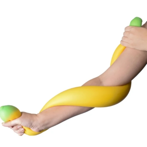 Toymendous Laffy Snacks, Squishy Banana Stress Ball Toy (New) - Picture 7 of 12